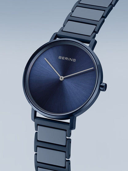 Bering Ceramic 18539-797 Herrenuhr Blau • Saphirglas • Hochtech-Keramikarmband, Bild 3