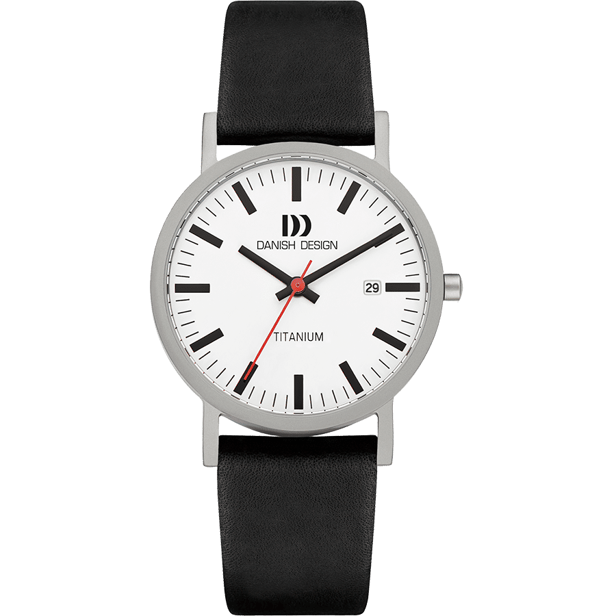 Danish Design Gløbe IQ24Q199 Rhine Medium Herrenuhr • Titangehäuse • Mineralglas
