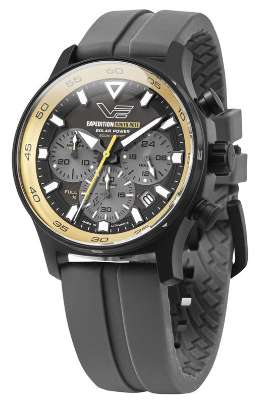 Vostok Europe Expedition South Pole Chrono VR42-592C763_GRY Herrenuhr Grau/Schwarz • Chronograph • Quarzwerk
