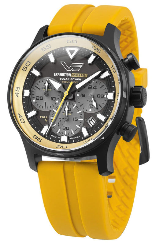 Vostok Europe Expedition South Pole Chrono VR42-592C763_YLW Herrenuhr Gelb • Solarantrieb • Chronograph