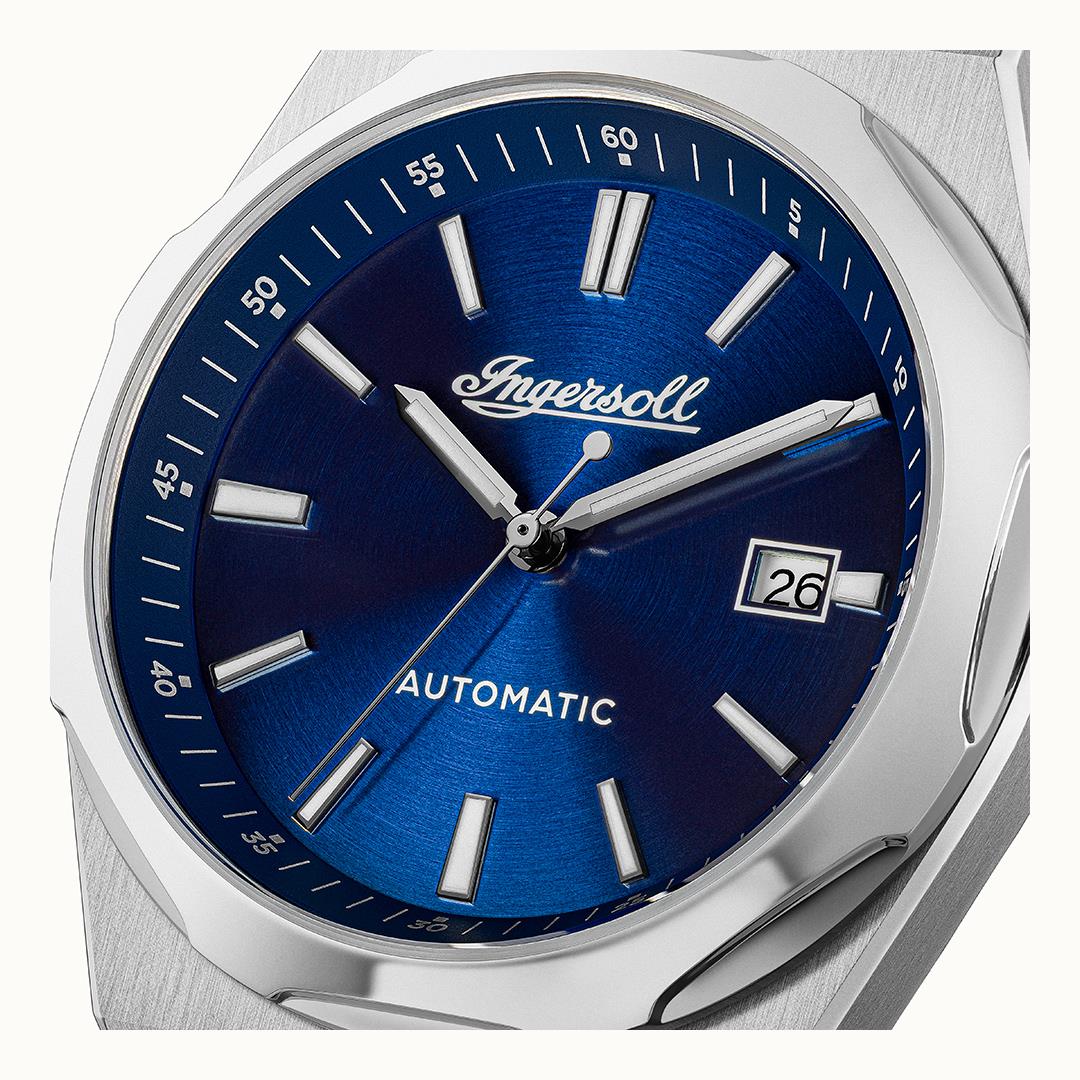 Ingersoll The Rider I16802 Herrenuhr Blau • Automatikwerk • Mineralglas, Bild 2