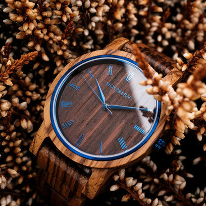 Holzkern Herbstmorgen 9120078332702 Herren Armbanduhr • Holzgehäuse und -armband • Miyota Quarzwerk, Bild 2