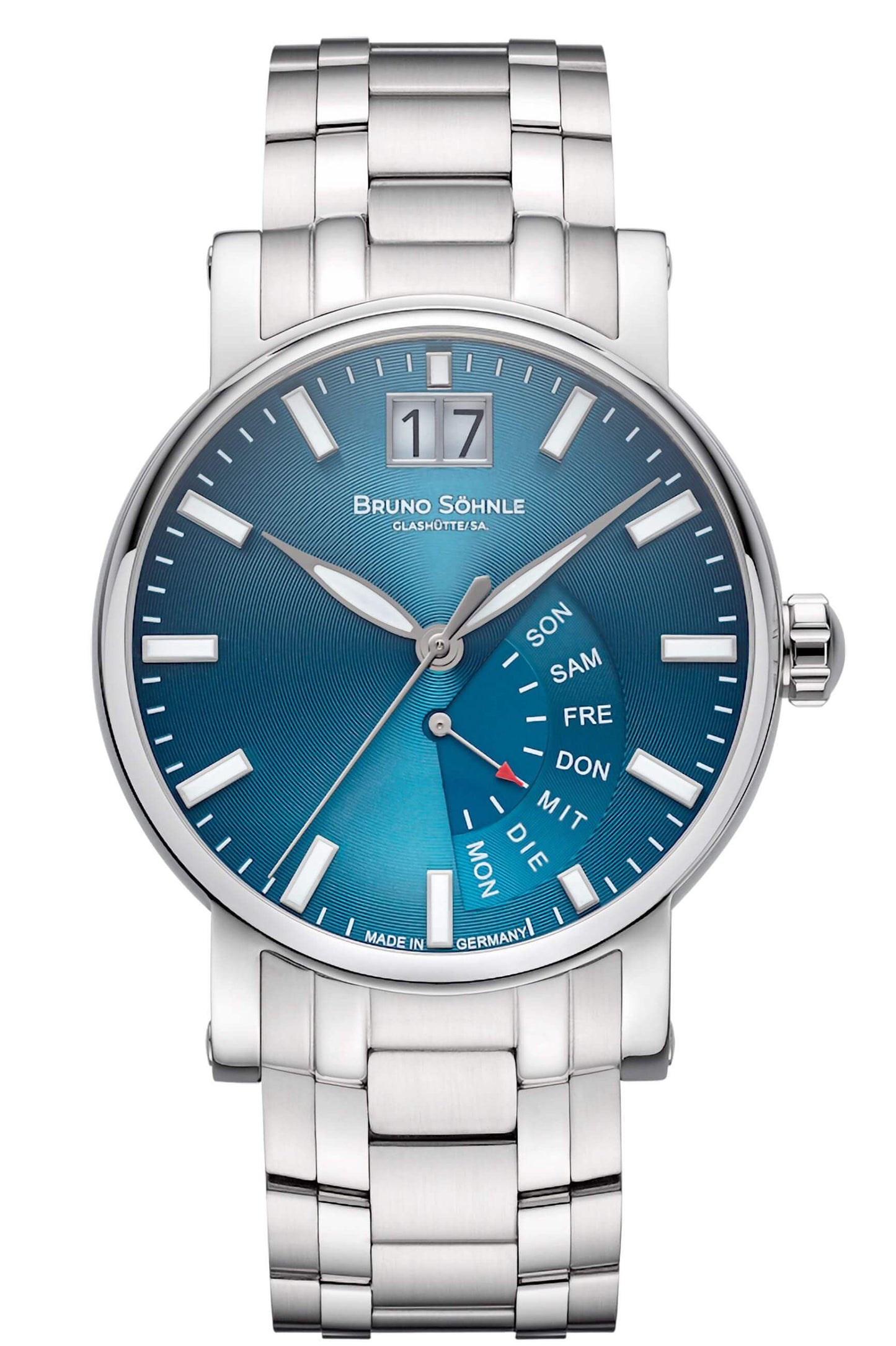 AMS T1307 Tischuhr • Modernes Quarzwerk • Made in Germany