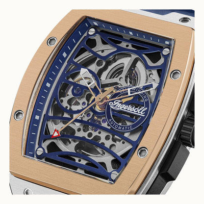 Ingersoll The Challenger I12304 Herrenuhr Blau • Automatikwerk • Mineralglas, Bild 2