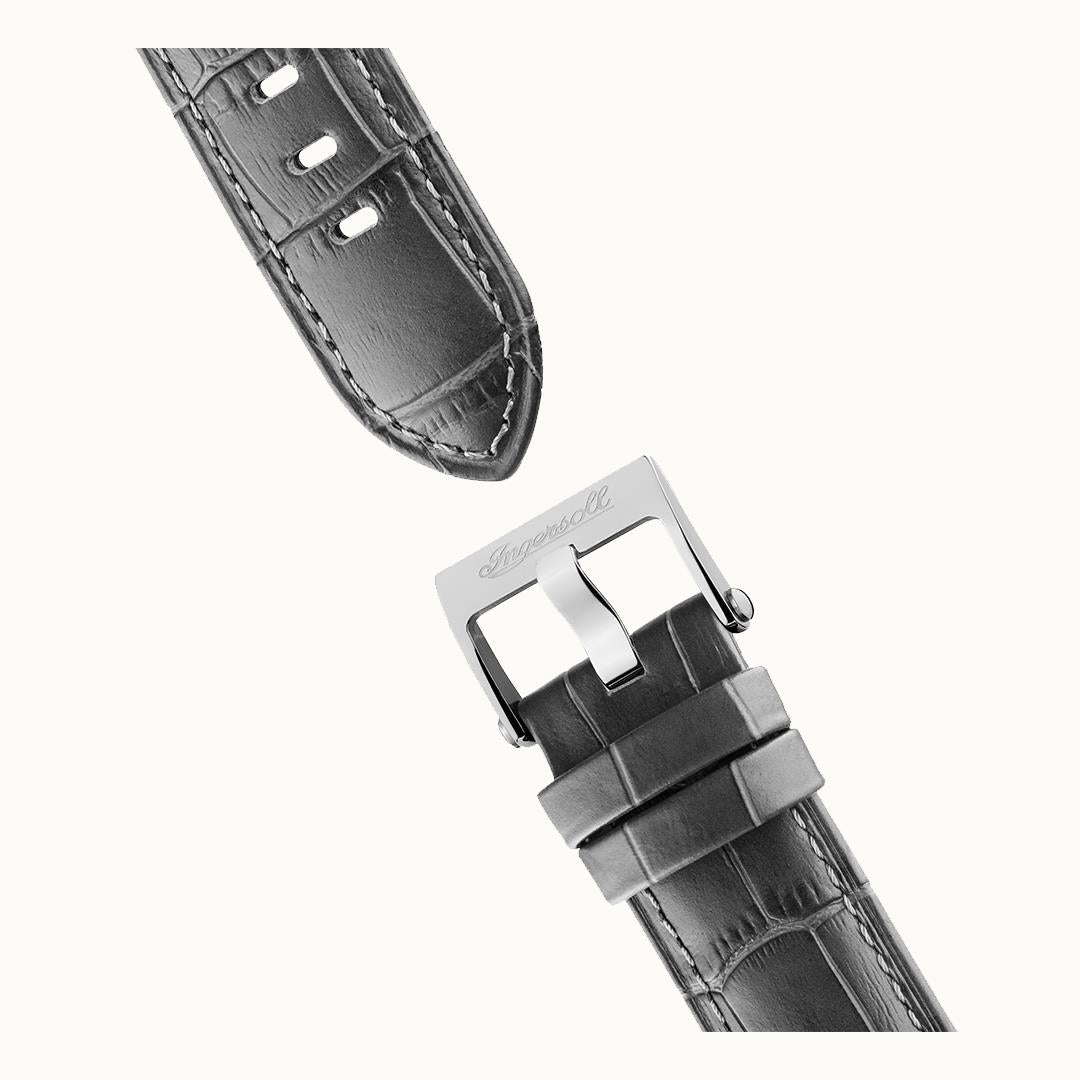 Ingersoll The Herald I00402B Herrenuhr Silber • Skelettwerk • Automatik, Bild 6