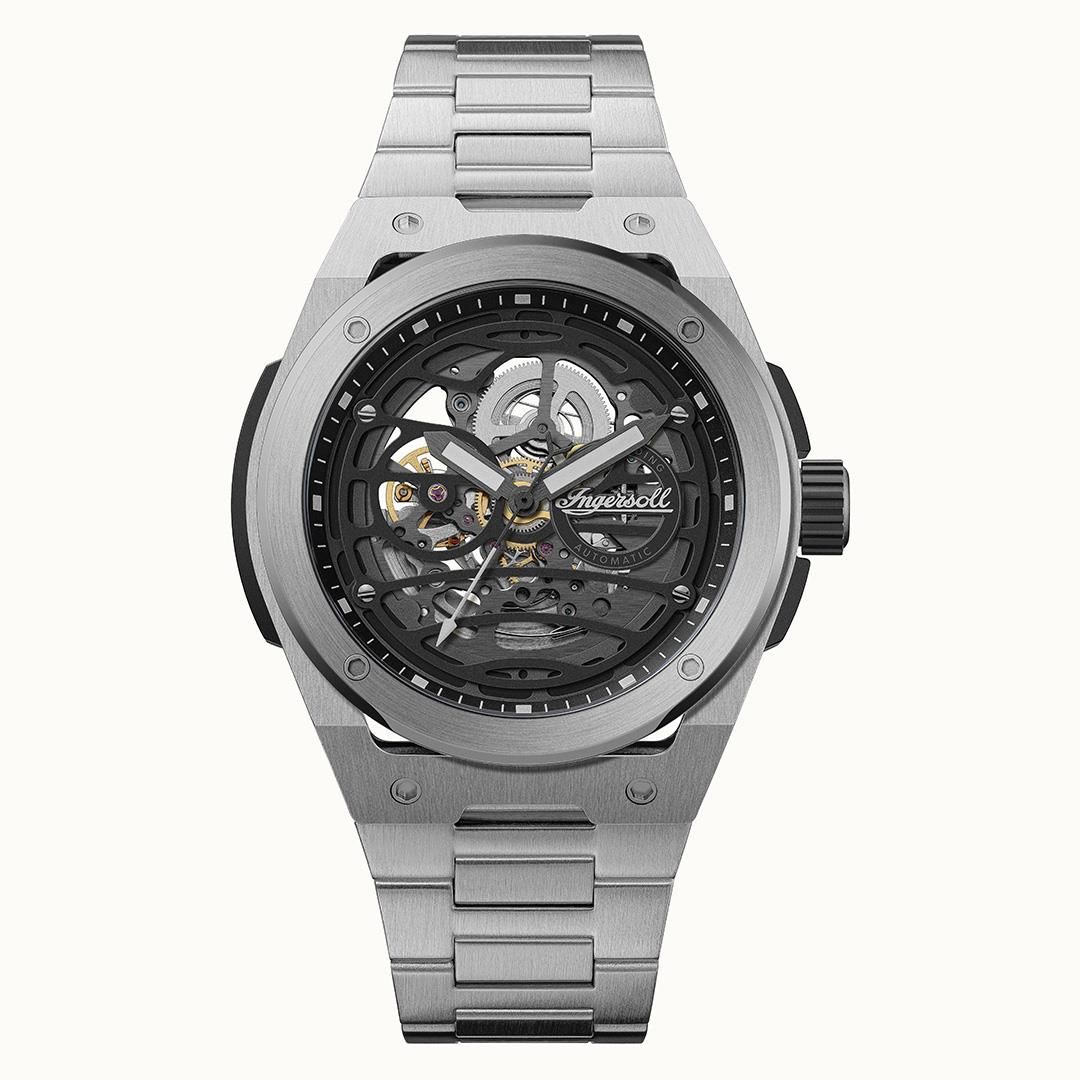 Ingersoll The Springfield I15203 Herrenuhr • Automatikwerk • Skelett-Zifferblatt