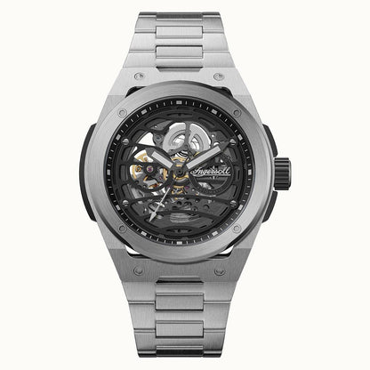 Ingersoll The Springfield I15203 Herrenuhr • Automatikwerk • Skelett-Zifferblatt