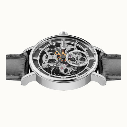 Ingersoll The Herald I00402B Herrenuhr Silber • Skelettwerk • Automatik, Bild 4