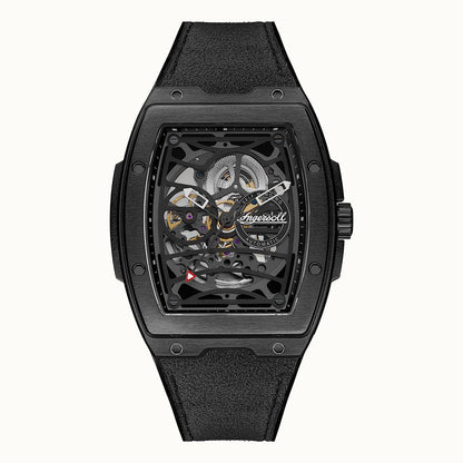Ingersoll The Challenger I12307 Herrenuhr Schwarz • Automatikwerk • Mineralglas