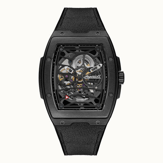 Ingersoll The Challenger I12307 Herrenuhr Schwarz • Automatikwerk • Mineralglas