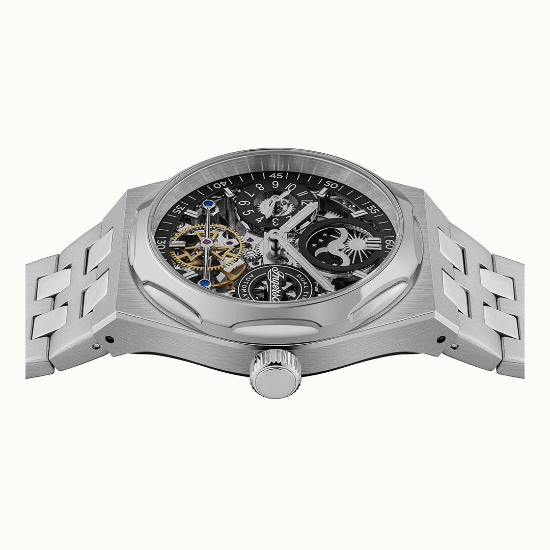 Ingersoll The Broadway I12901 Herrenuhr • Dual Time Automatik • Mineralglas, Bild 4