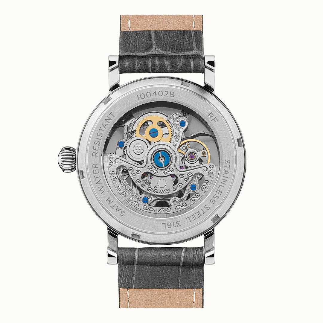 Ingersoll The Herald I00402B Herrenuhr Silber • Skelettwerk • Automatik, Bild 5