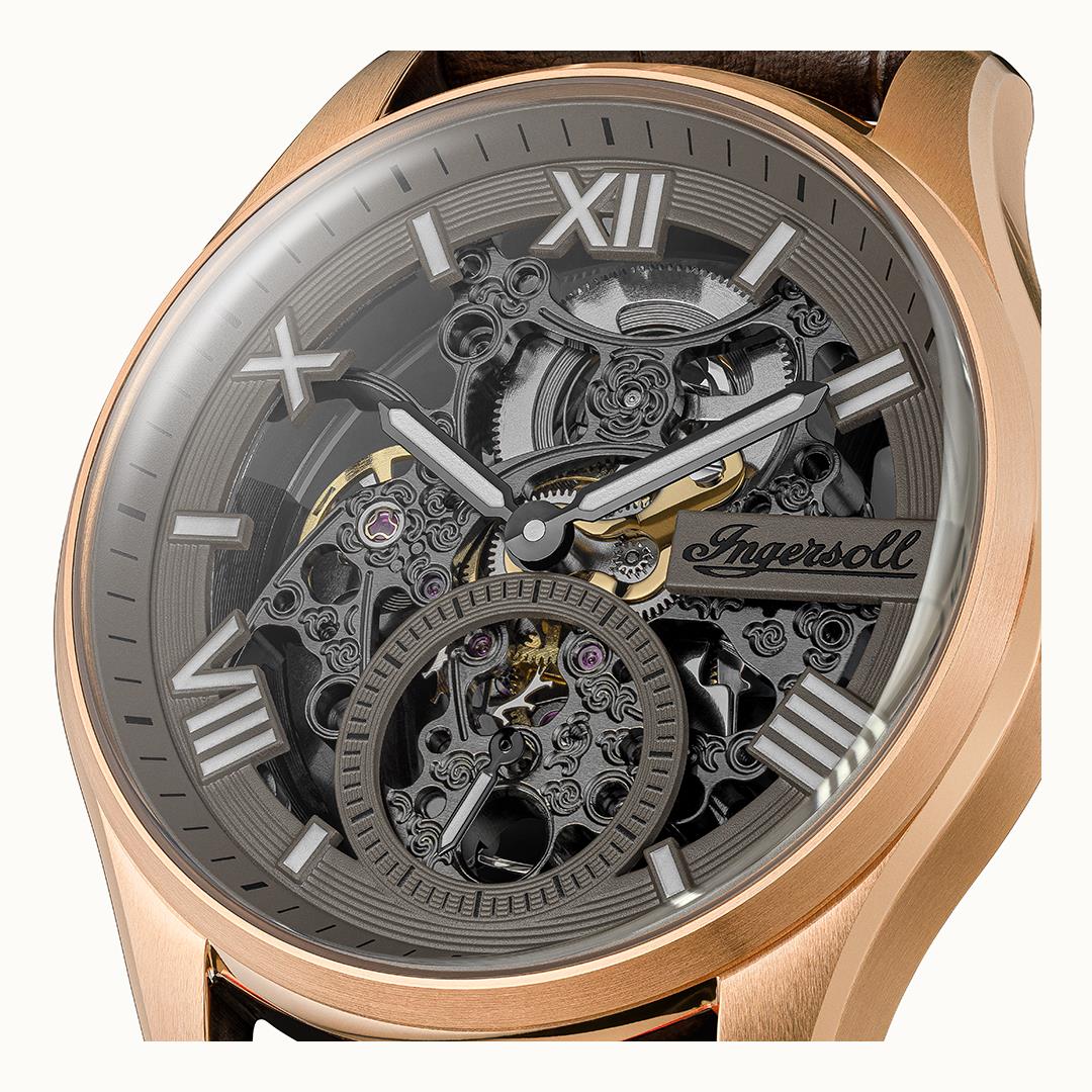 Ingersoll The Maverick I17402 Herrenuhr Grau • Automatikwerk • Mineralglas, Bild 2