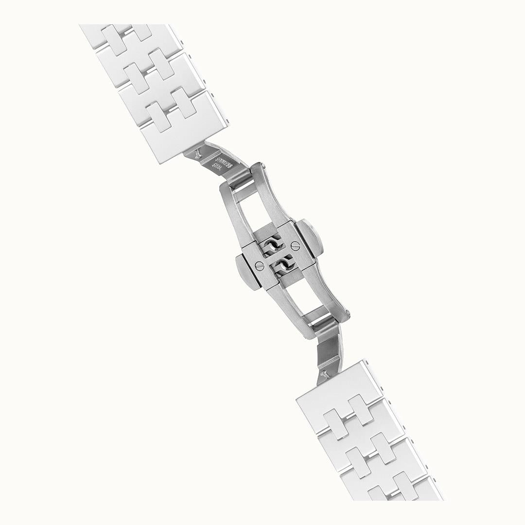 Ingersoll The Broadway I15101 Herrenuhr Weiß • Keramik Automatikuhr • Dual Time, Bild 6