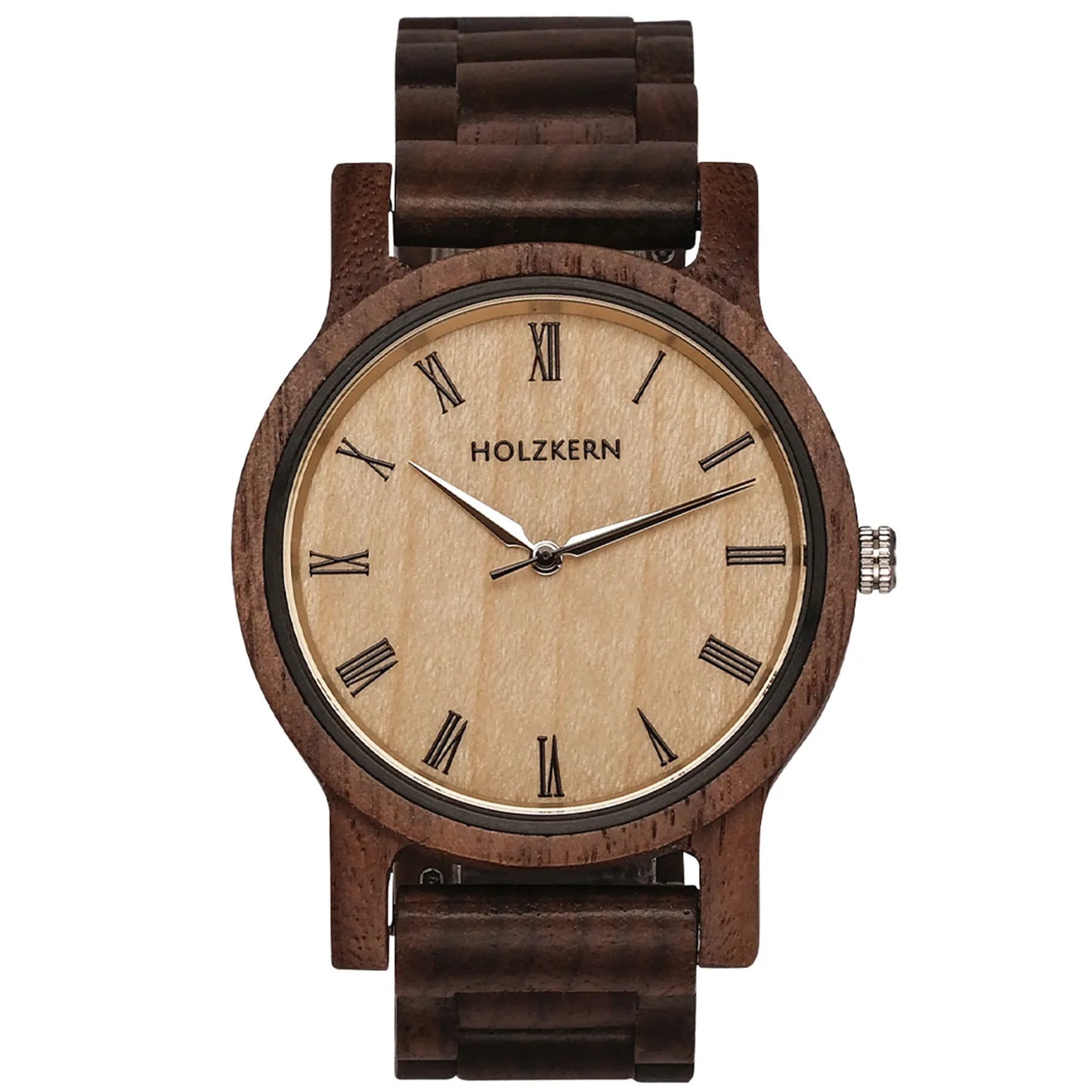 Holzkern Fall Dusk Armbanduhr Braun • Holzarmband • Miyota Quarzwerk
