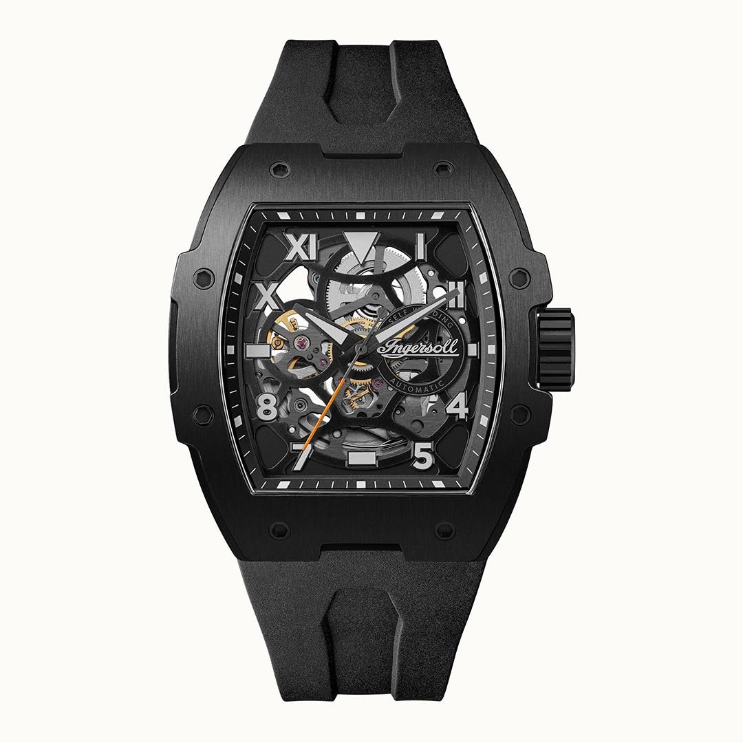 Ingersoll The Play I15302 Herrenuhr • Automatikwerk • Skelett-Zifferblatt