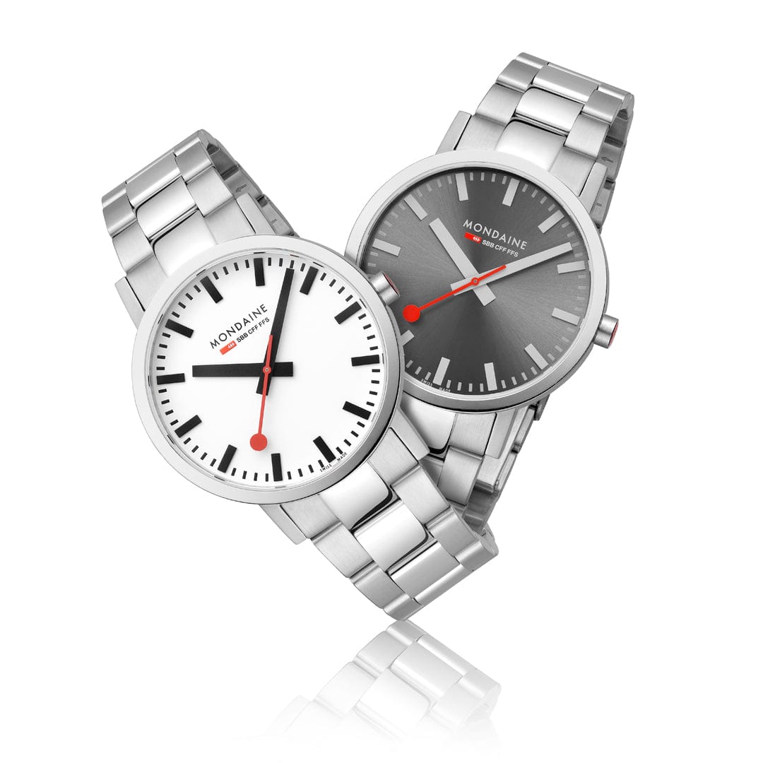 Mondaine Classic A660.30360.81SBJ Herrenuhr Silber • Saphirglas mit Antireflexbeschichtung • Swiss Made Quarzwerk, Bild 7