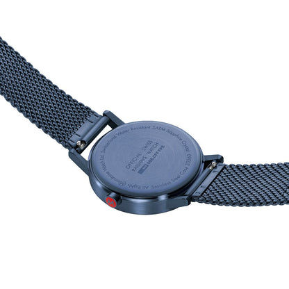 Mondaine Classic A660.30360.1BSBM Unisex Armbanduhr Blau • Gehärtetes Mineralglas • BackLight-Technologie, Bild 3
