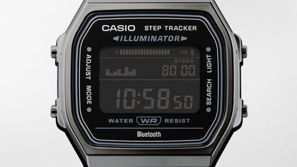 Casio Vintage Iconic ABL-100WEGG-1BEF Armbanduhr Schwarz • Schrittzähler • Bluetooth-Zeitkorrektur, Bild 3
