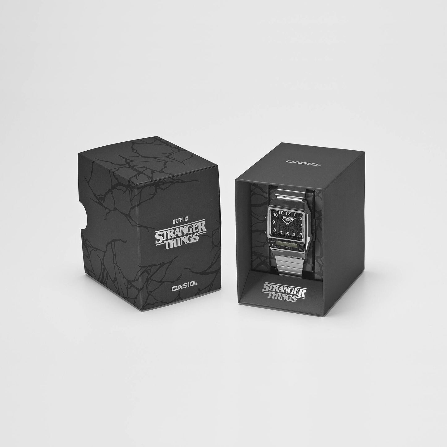 Casio Vintage AQ-800EST-1AER Armbanduhr Schwarz • Casio x Stranger Things • Analog-Digital, Bild 4