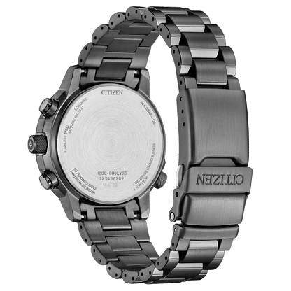 Citizen Promaster Sky AT8304-57W Herrenuhr Schwarz/Grün • Eco-Drive Funk • Saphirglas, Bild 7