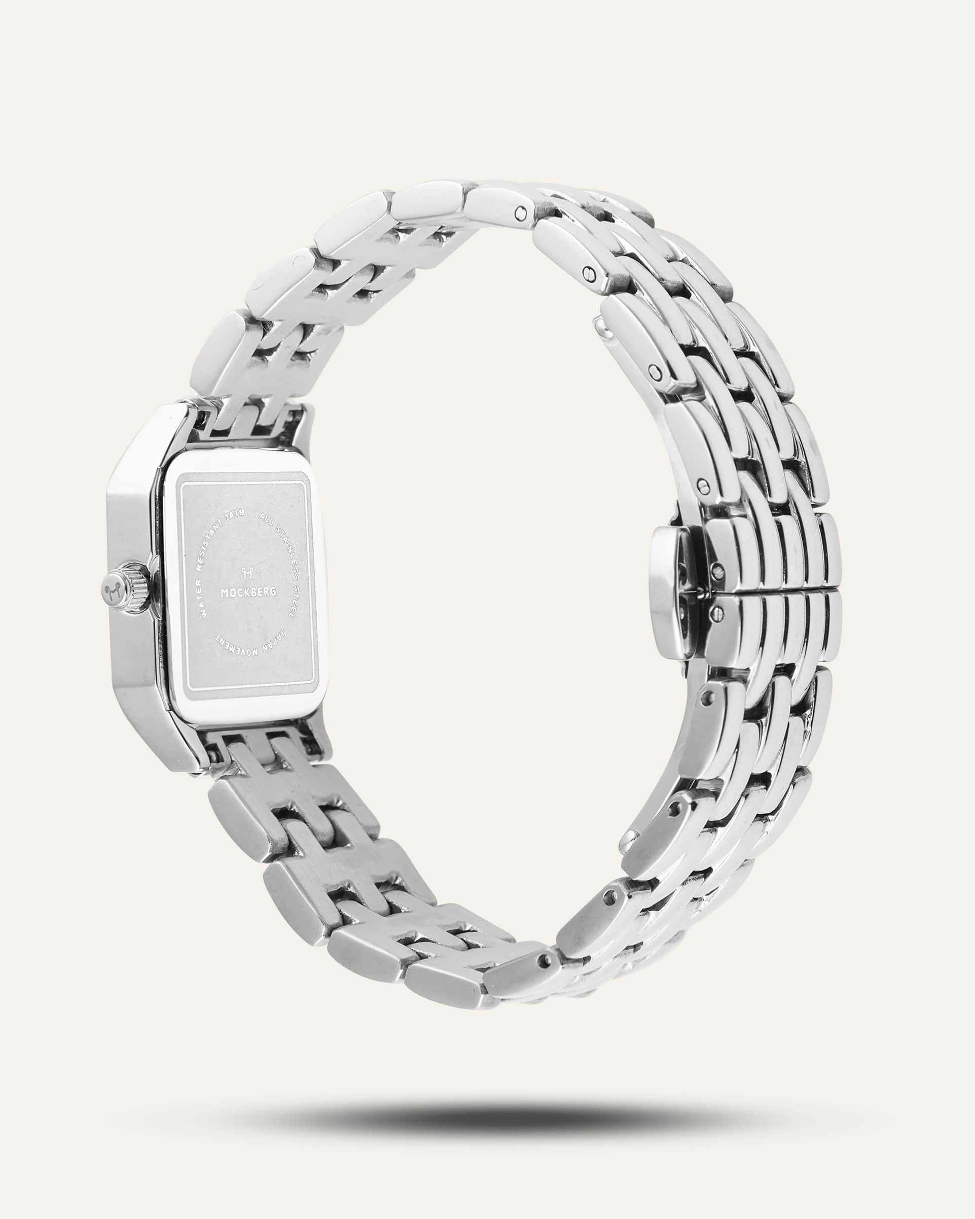 Mockberg Classic Silver MO335 Damen Armbanduhr • Mineralglas • Römische Ziffern, Bild 5