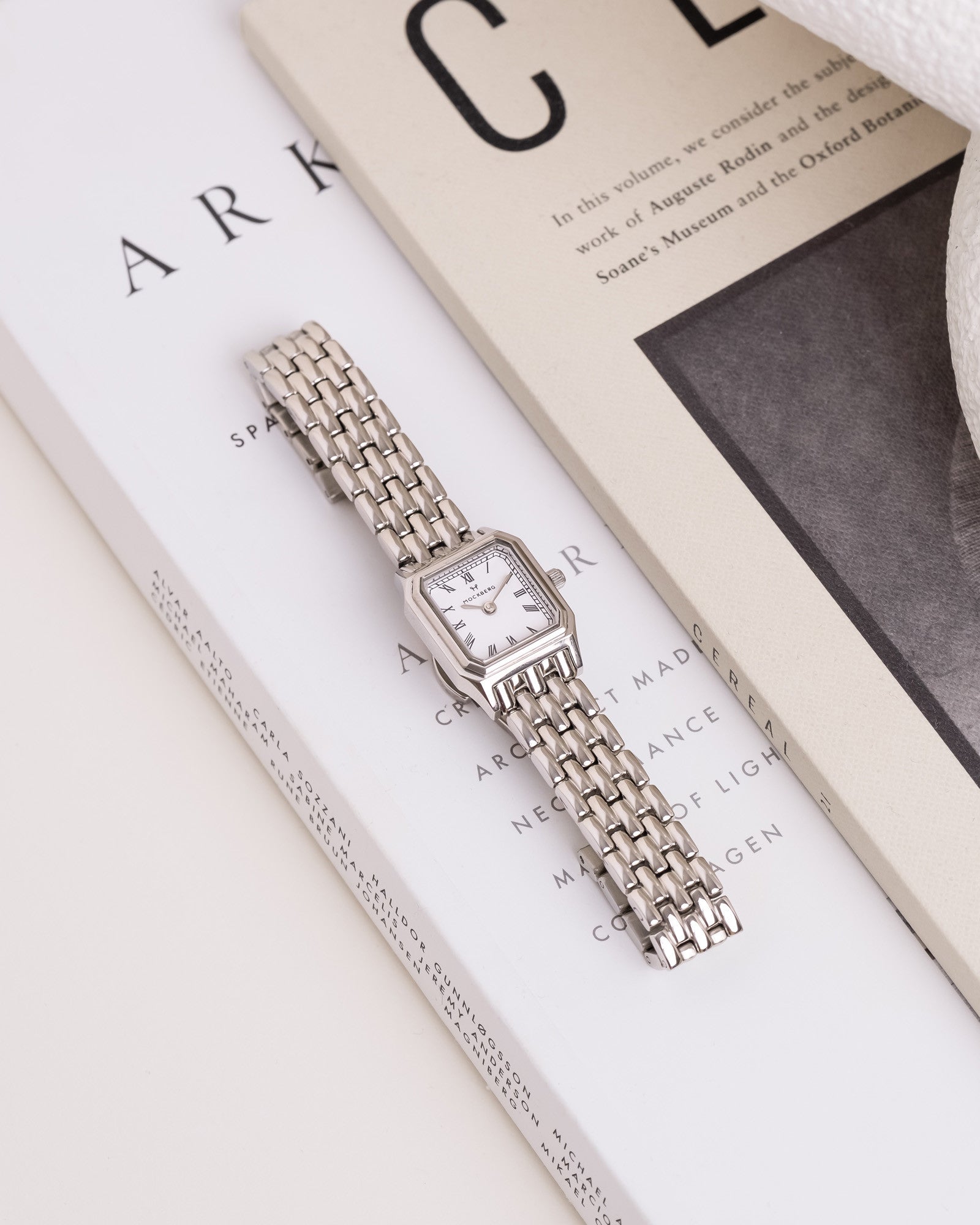 Mockberg Classic Silver MO335 Damen Armbanduhr • Mineralglas • Römische Ziffern, Bild 8