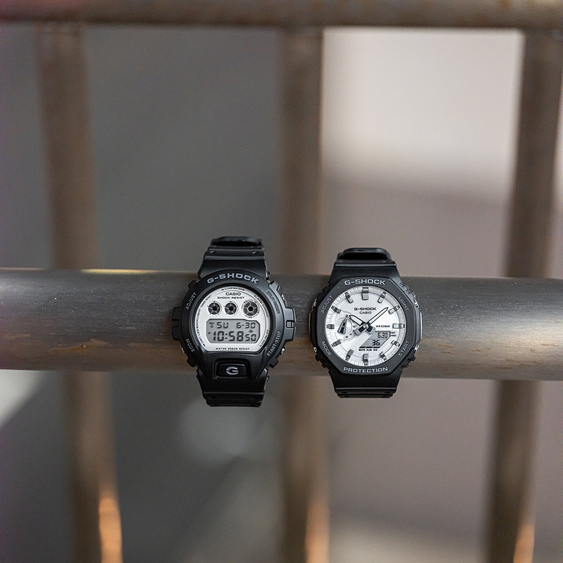 Casio G-SHOCK GA-2100WD-1AER Herrenuhr • Monochromatisches Design • Carbon Core Guard, Bild 7