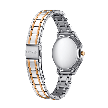 Citizen Eco Drive EM0506-77A Damenuhr Bicolor • Solarbetrieb • Römische Indizes, Bild 2
