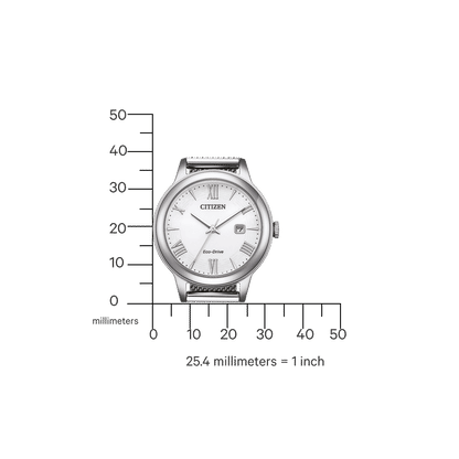 Citizen EW2621-75A Damenuhr Eco-Drive • Milanaise-Armband • 10 bar Wasserdicht, Bild 3