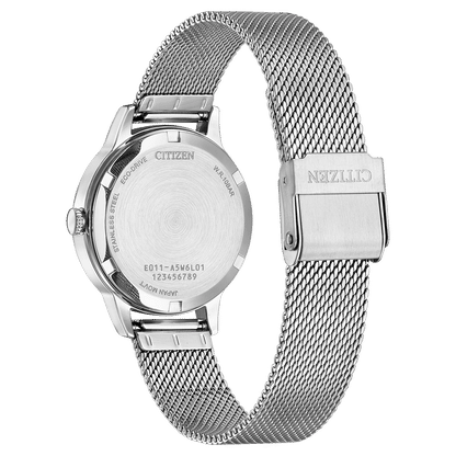 Citizen EW2621-75A Damenuhr Eco-Drive • Milanaise-Armband • 10 bar Wasserdicht, Bild 4