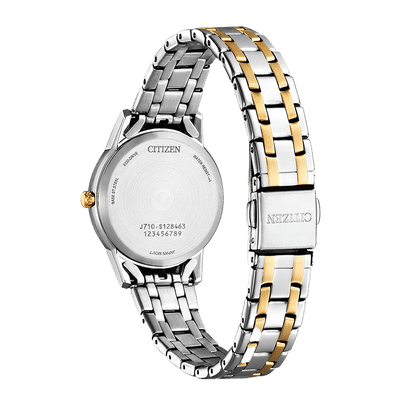 Citizen Eco-Drive Elegance FE1246-85A Damenuhr Bicolor • Solarbetrieb • Datumsanzeige, Bild 4