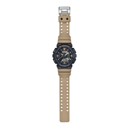Casio GA-110TU-1A5ER G-Shock Classic Herrenuhr Schwarz/Beige • Stoßfest & 20 ATM • Analog-Digital, Bild 3