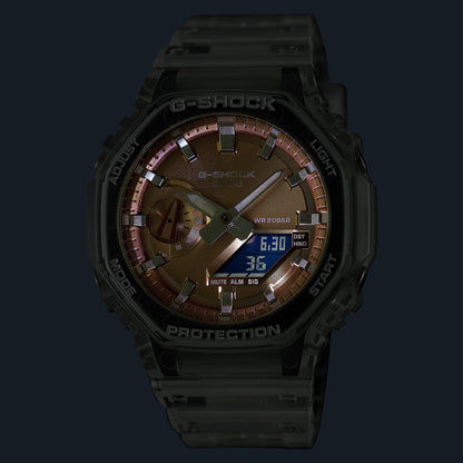 Casio G-Shock Classic GA-2100BM-7A5ER Herren • Transluzentes Resin-Gehäuse • Analogdigital mit Weltzeit, Bild 6