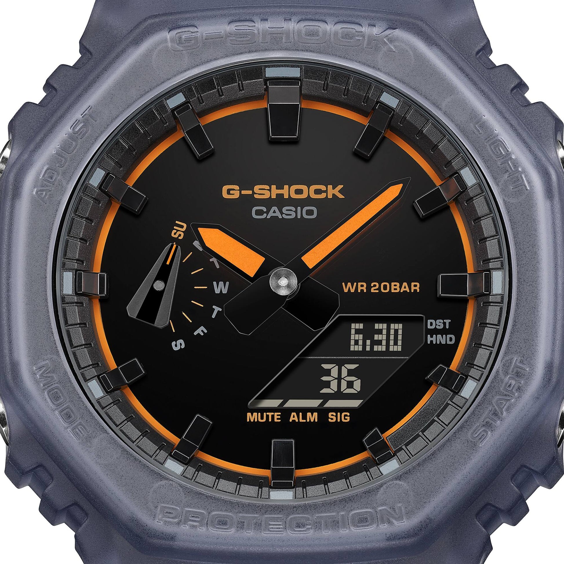 Casio G-Shock GA-2100K-2AER Herrenuhr • Carbon Core Guard • Stoßfest &amp; 20 bar, Bild 4