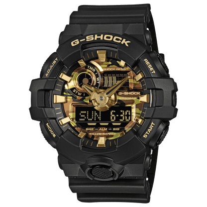 Casio G-Shock GA-700CF-1AER Herren Armbanduhr • Camouflage & Gold Design • 20 BAR Wasserdicht, Bild 3