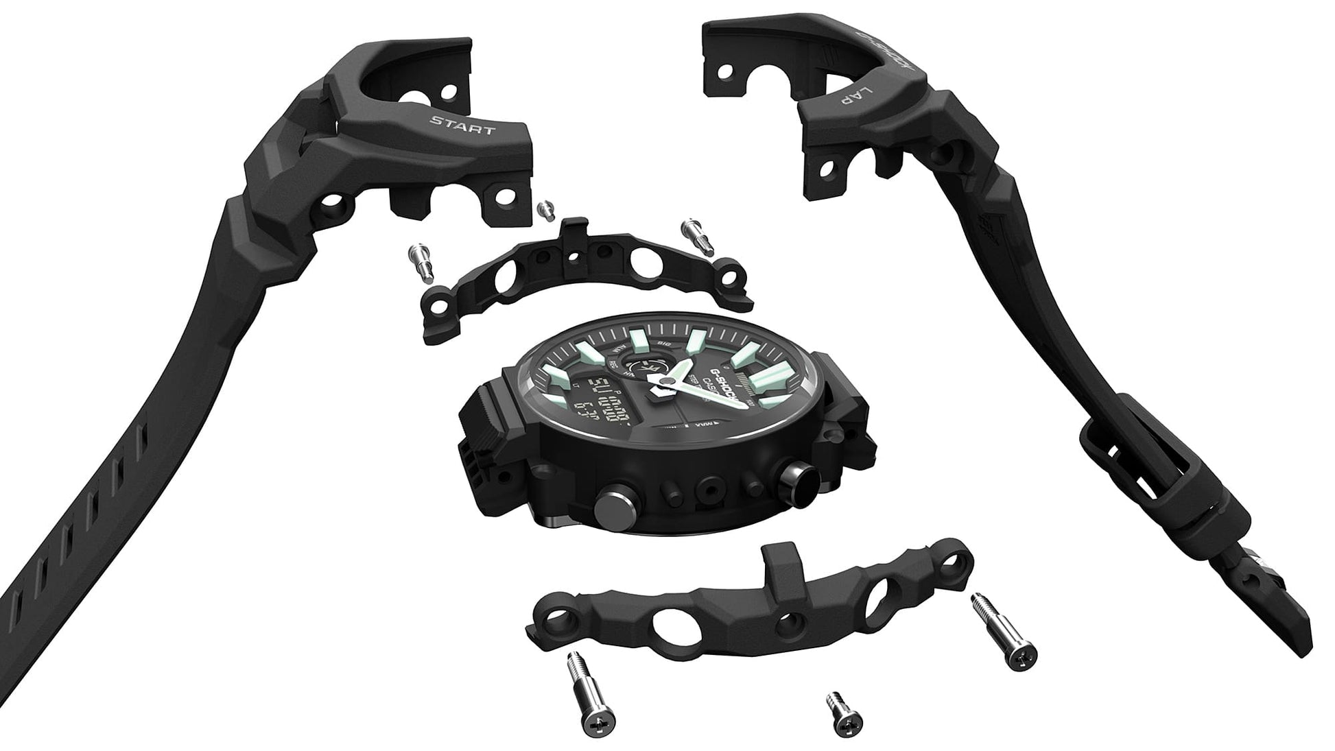 Casio G-Shock GBA-950-1AER Herrenuhr • Schrittzähler & GPS-Tempo • Bluetooth Smartphone-Link, Bild 4