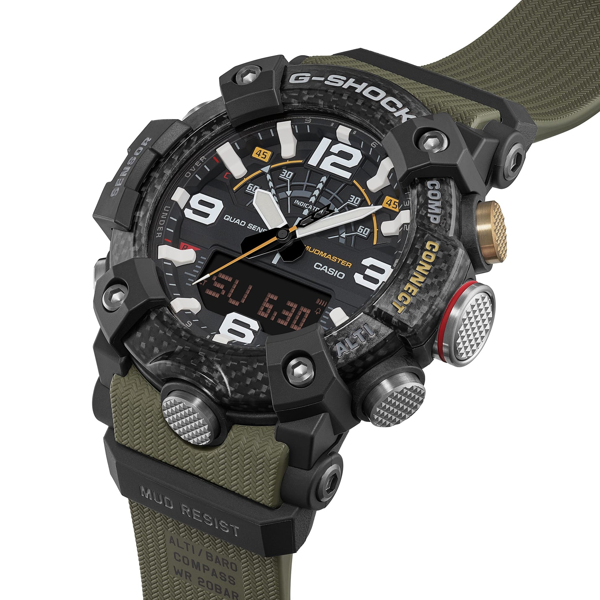 Casio G-Shock Mudmaster GG-B100X-1A3ER Herrenuhr • Biobasiertes Resin-Gehäuse • Digitaler Kompass & Höhenmesser, Bild 3