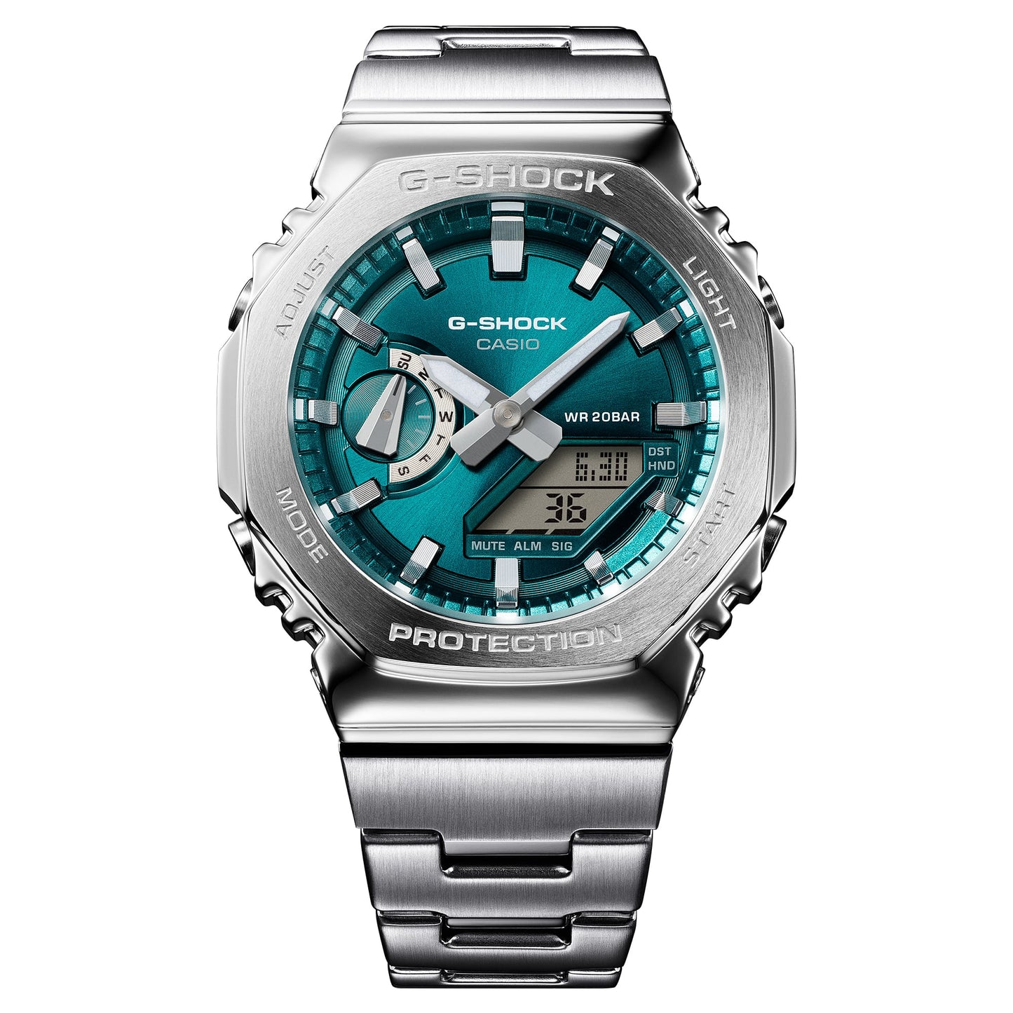 Casio G-Shock GM-2110D-3A1ER Herrenuhr • Metalllünette & Metallarmband • Analog-Digital, Bild 8