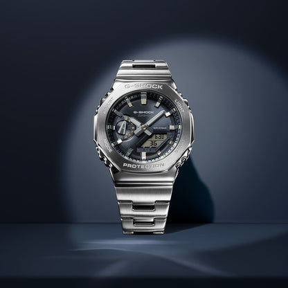 Casio G-Shock GM-2110D-8AER Herrenuhr • Achteckige Edelstahllünette • Analog-Digital, Bild 4