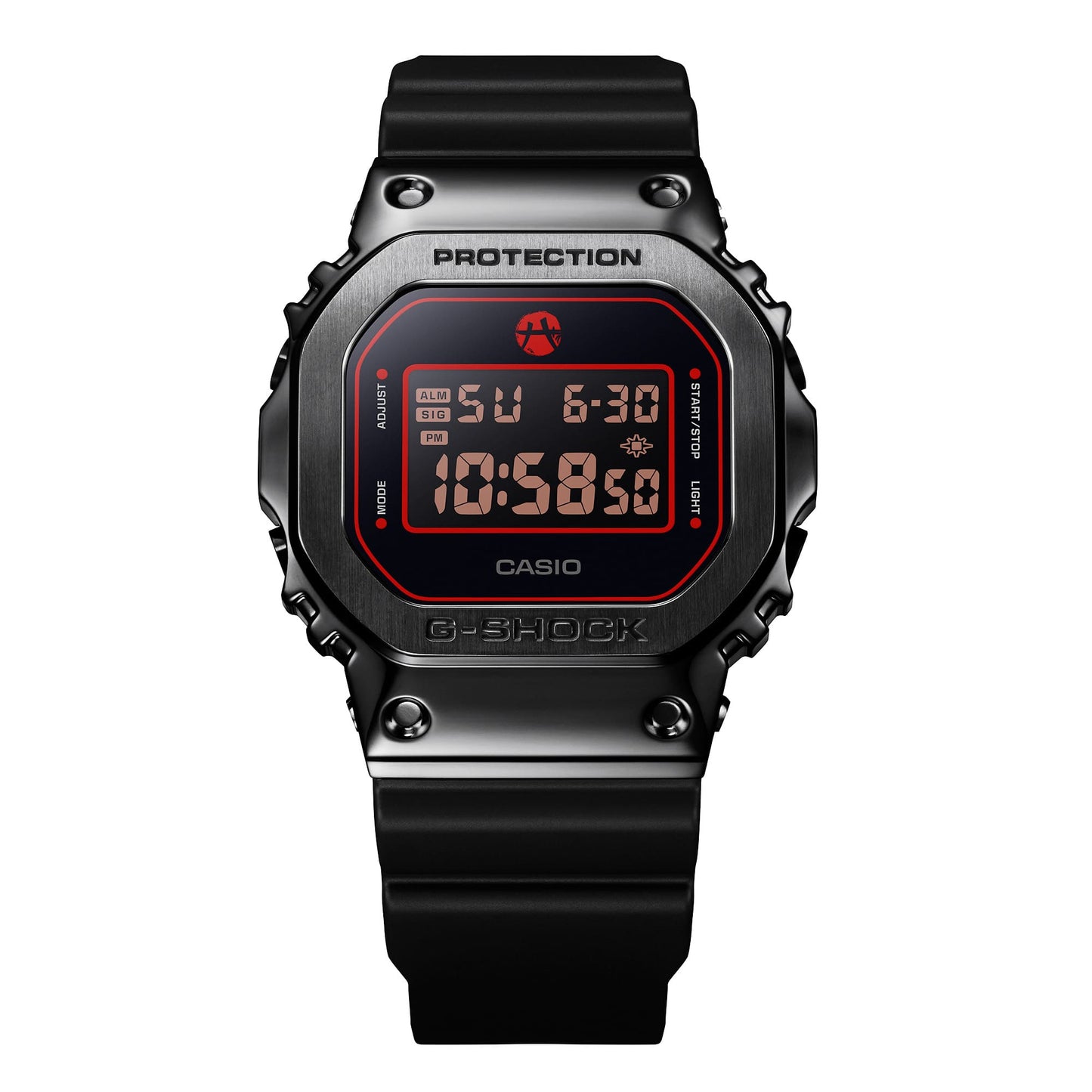 Casio G-Shock Rui Hachimura GM-5600RH-1ER Herren • Special Edition • Schwarzes Metallgehäuse