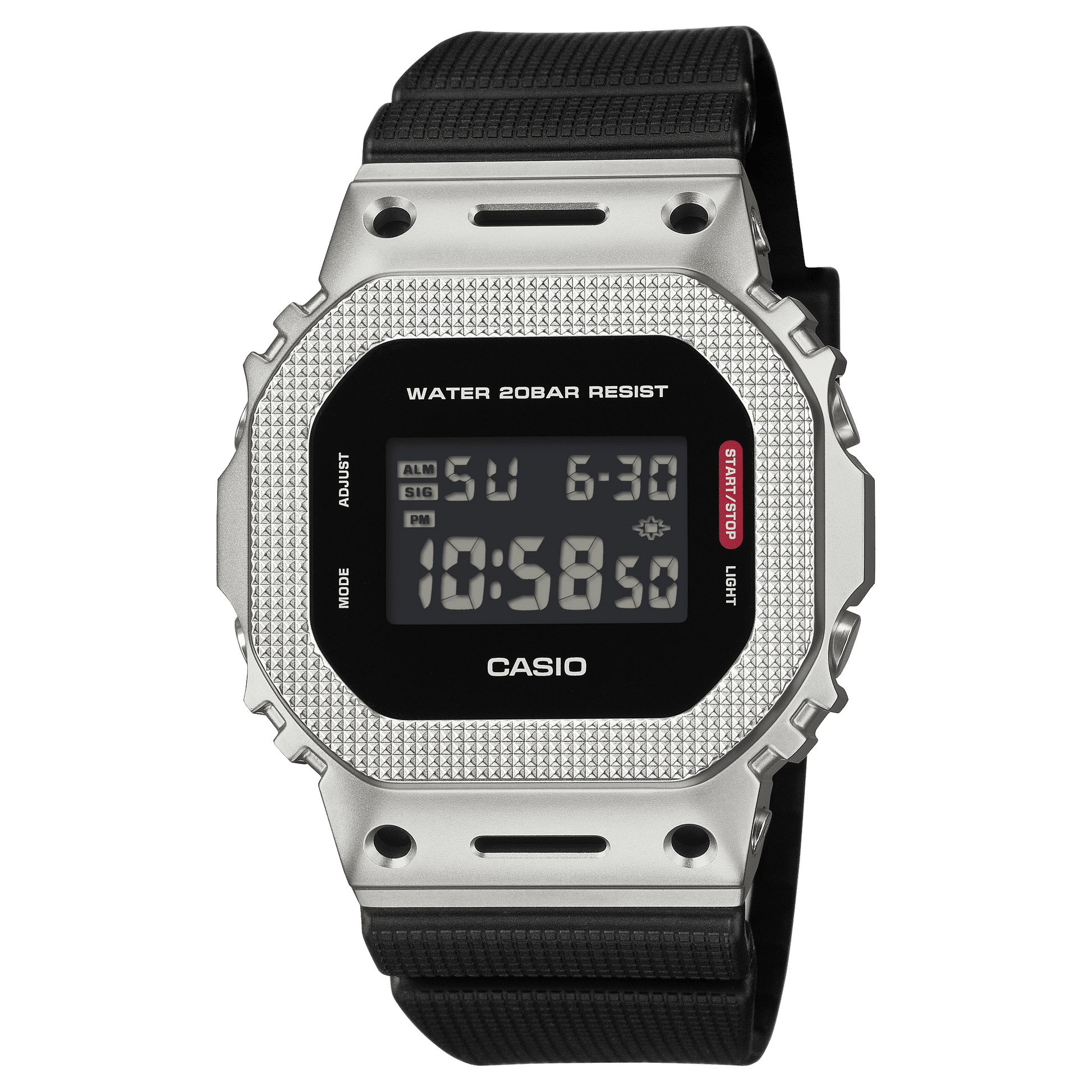 Casio G-Shock GM-5600M-1ER Herrenuhr • Metalllünette aus Edelstahl • Stoßfest & 20 bar wasserdicht, Bild 2