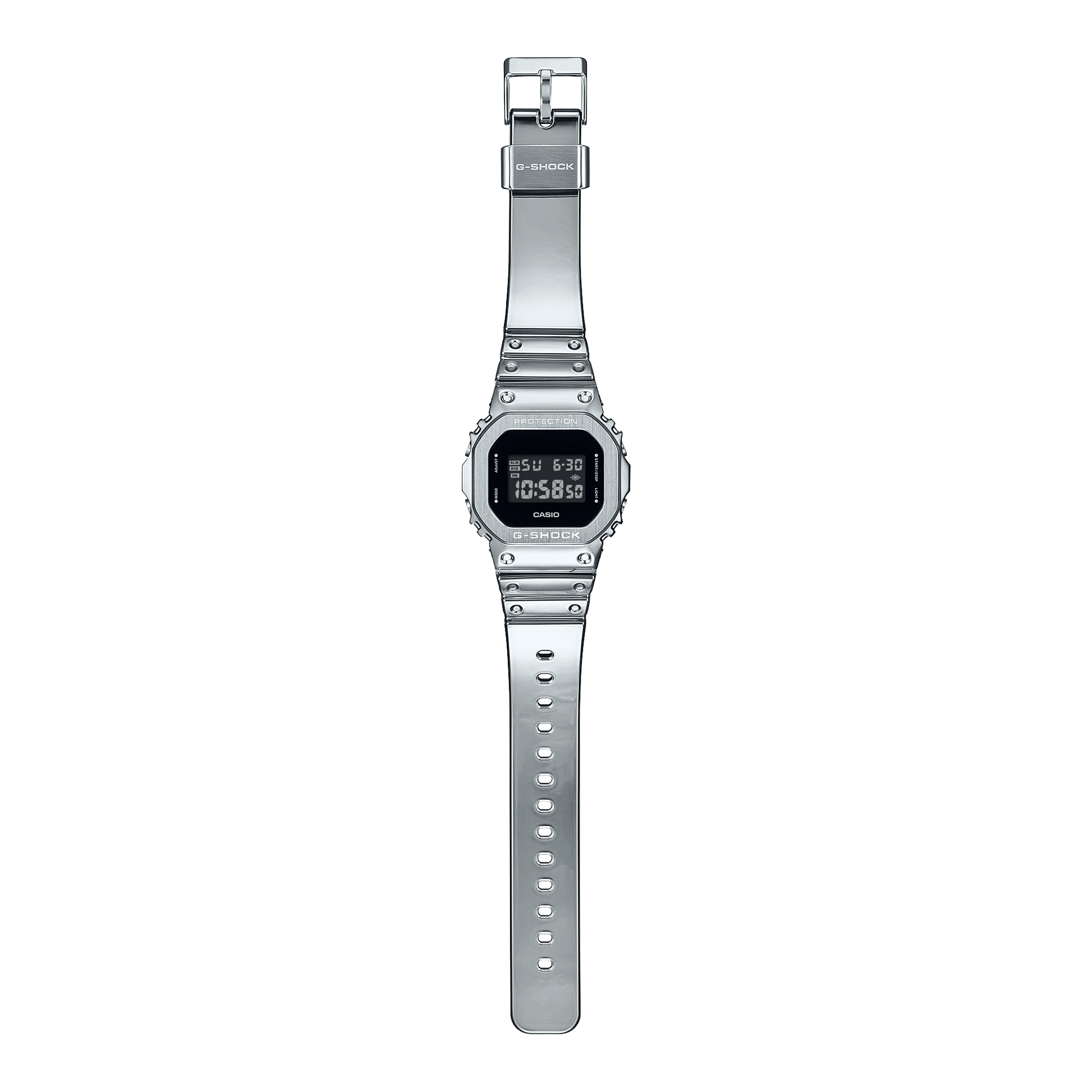 Casio GM-5600YM-8ER G-Shock Herrenuhr Silber • Edelstahllünette • 20 bar wasserdicht, Bild 9