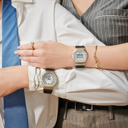 Casio G-Shock GM-S5600BC-1ER Damen • Metalllünette Gelbgold • 20 bar wasserdicht, Bild 7