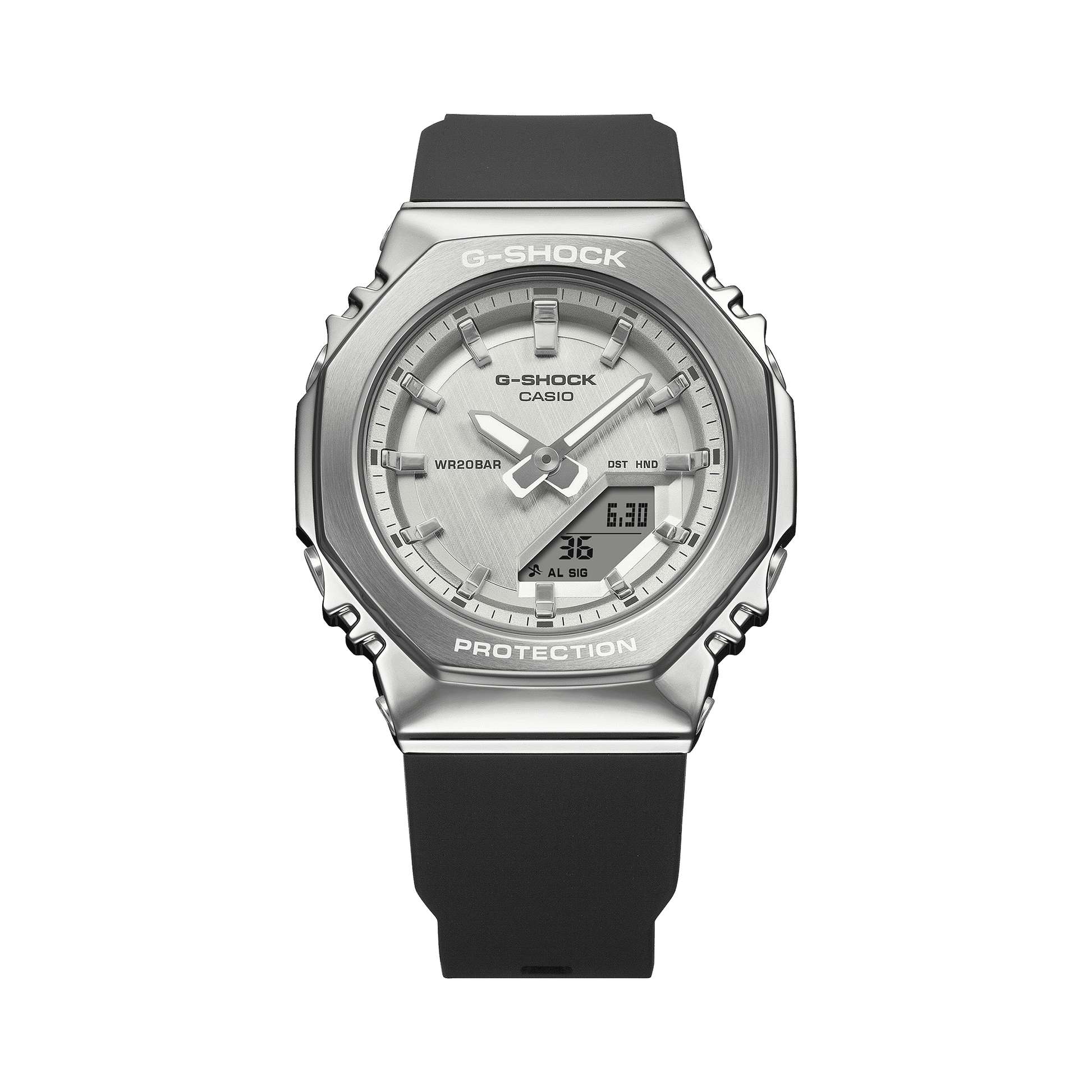 Casio G-Shock GM-S2110-1A7ER Damen Armbanduhr • Biobasiertes Harz • Achteckige Metalllünette, Bild 5