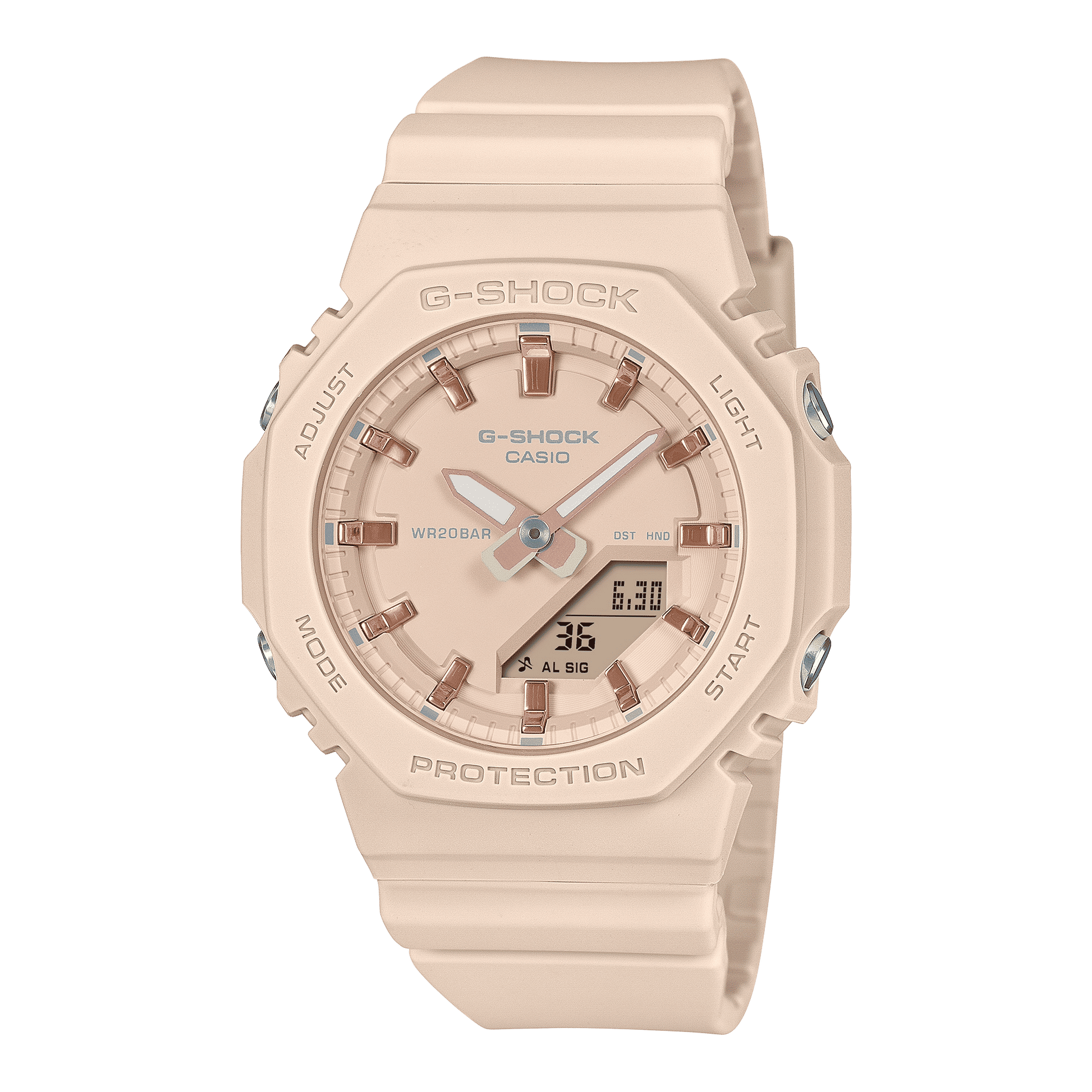 Casio GMA-P2100M-4AER G-Shock Classic Damenuhr Crème • Ana-Digi Anzeige • 20 BAR wasserdicht, Bild 2