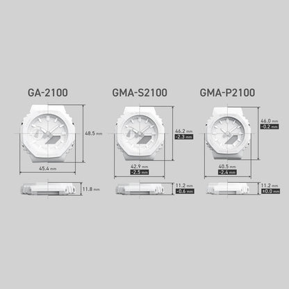 Casio GMA-P2100SR-7AER G-Shock Classic Armbanduhr Transparent/Rosa • Ana-Digi-Anzeige • Stoßfest & wasserdicht, Bild 9