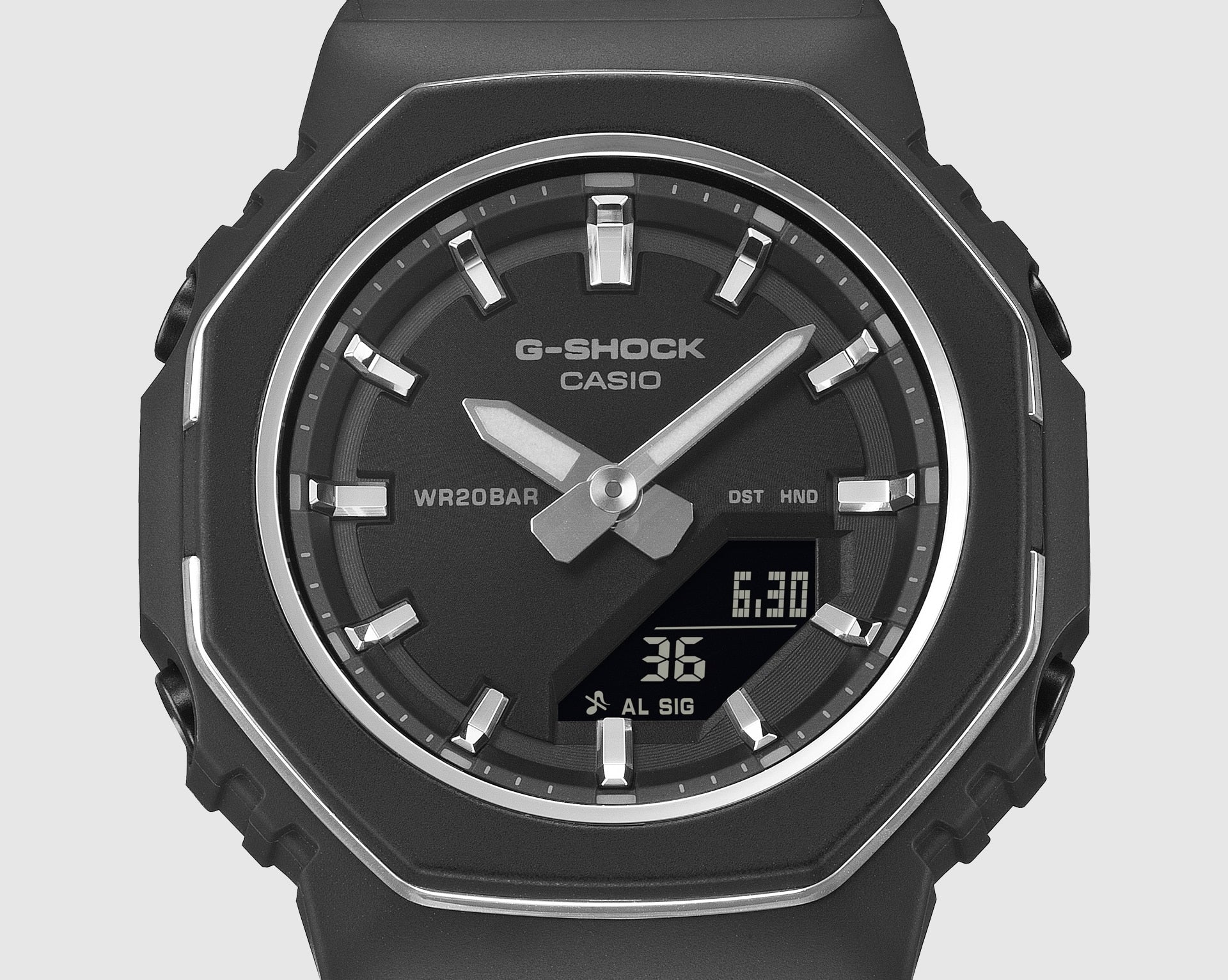 Casio GMA-P2110-1AER G-Shock Classic Damen Armbanduhr Schwarz • Ana-Digi • Biobasiertes Resin, Bild 5