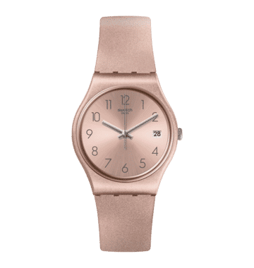 Swatch Originals GP403 Pinkbaya Damen Armbanduhr • Kunststoffgehäuse • Silikonarmband, Bild 2