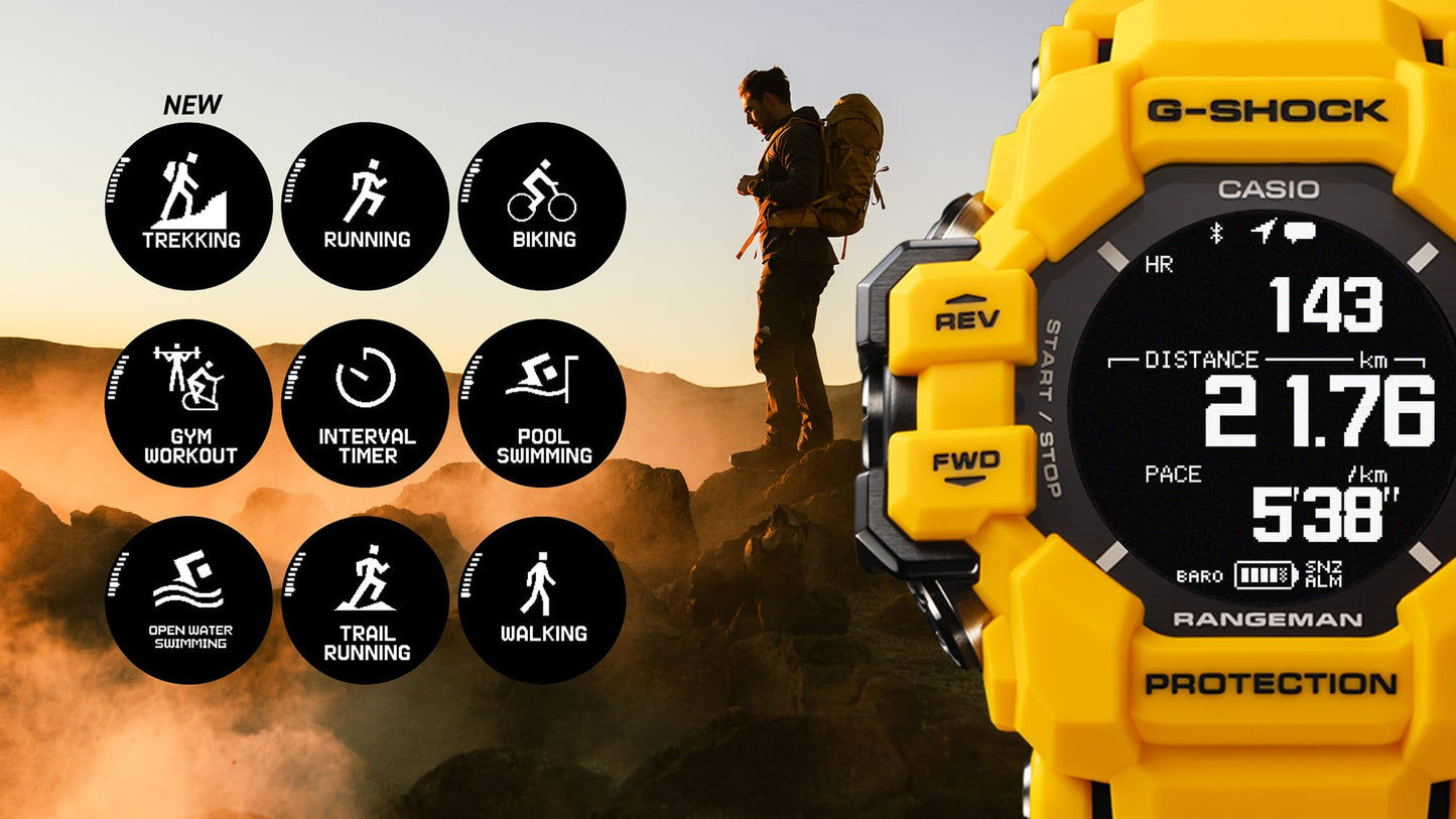 Casio G-Shock Pro GPR-H1000-9ER Herrenuhr • GPS & Herzfrequenzmessung • Bio-Resin Gehäuse, Bild 7